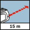 Working range Range of up to 15 m