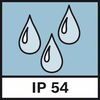 IP protection 54 Dust and splash protection IP54