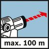 Working range 100 m Range up to max. 100 m
