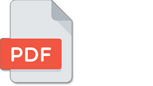 Warranty Terms and Conditions Symbol of a PDF with a red label and gray background.