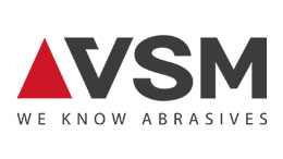 VSM logo with red triangle and black lettering.