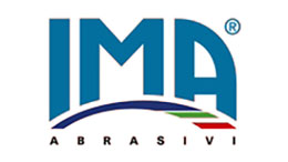 IMA Abrasivi logo in blue, green, and red with text.